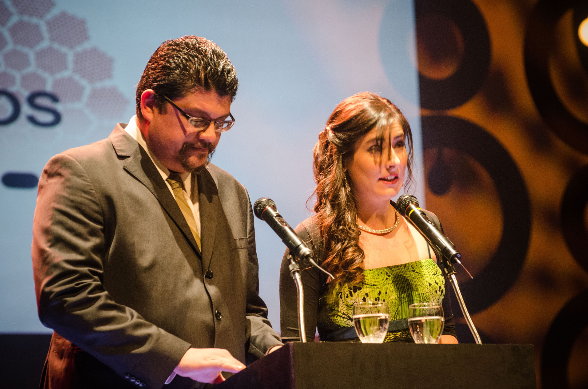 Horacio Camandule y Florencia Zabaleta, presentadores de los Premios TAL.

Foto: Andrea López